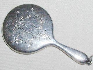 Miniature Silver Mirror