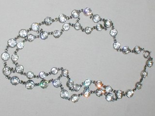 Victorian Silver Paste Necklace