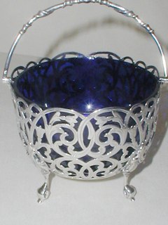 Victorian Silver Basket