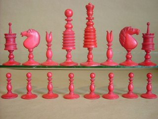 English Ivory Chess Set