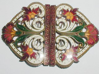 Art Nouveau Enamel Clasp