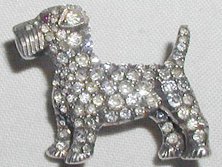 Scottie Dog Brooch