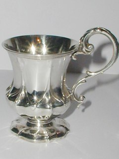 Georgian Silver Christening Mug