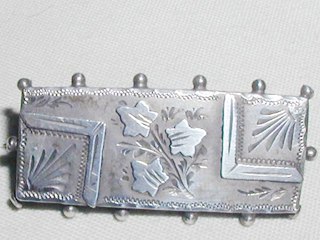 Victorian Silver Brooch