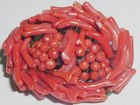 Victorian Coral Brooch