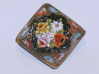 Micro Mosaic Brooch