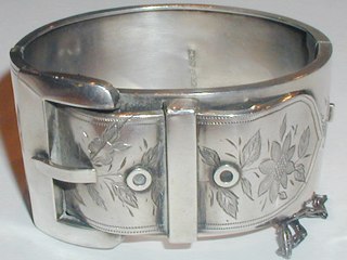 Victorian Silver Bangle