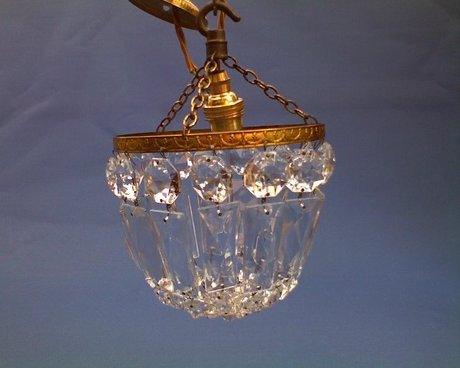 Cut Glass Chandelier