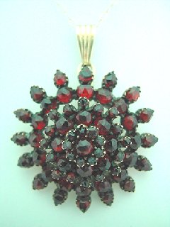 Bohemian Garnet Pendant