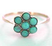 Opal Daisy Ring