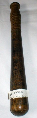 Antique 19c Field 223 Holborn Police Truncheon Excellent Item