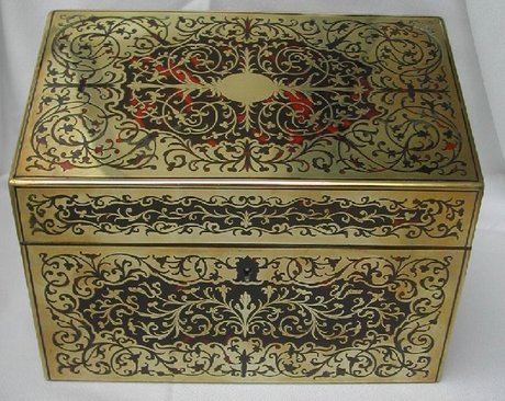 French Boulle Stationary Box